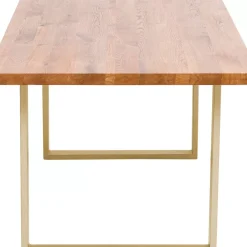 KARE Design Tische-Tisch Jackie Eiche Messing 160X80