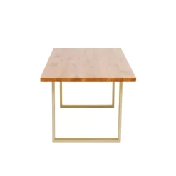 KARE Design Tische-Tisch Jackie Eiche Messing 160X80