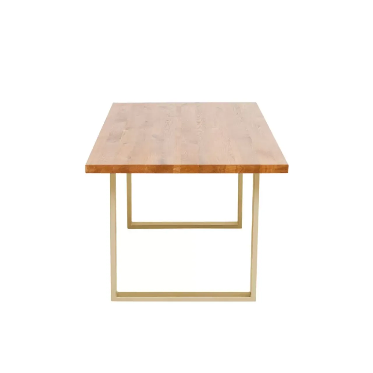 KARE Design Tische-Tisch Jackie Eiche Messing 160X80