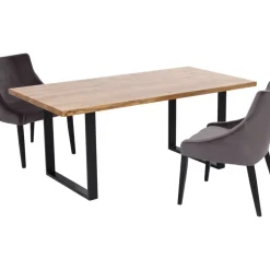 KARE Design Tische-Tisch Jackie Eiche Schwarz 200X100