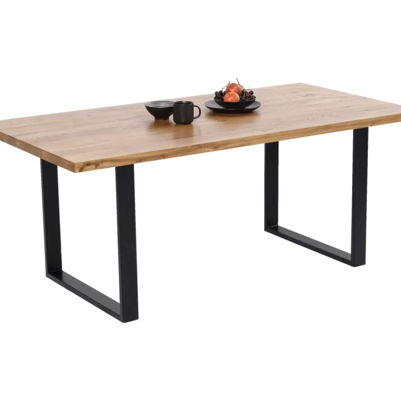 KARE Design Tische-Tisch Jackie Eiche Schwarz 200X100