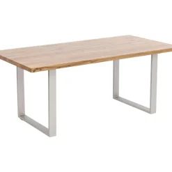 KARE Design Tische-Tisch Jackie Eiche Silber 160X80