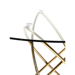 KARE Design Tische-Tisch Molekular Gold O120Cm