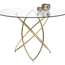 KARE Design Tische-Tisch Molekular Gold O120Cm