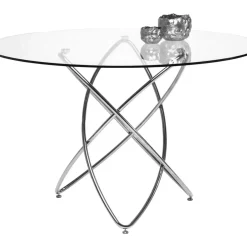 KARE Design Tische-Tisch Molekular Silber O120Cm