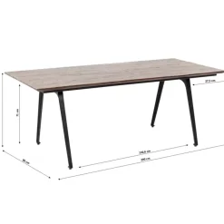 KARE Design Tische-Tisch Paradise 200X90Cm