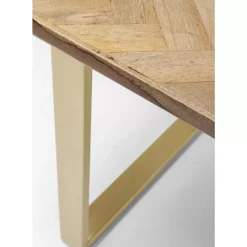 KARE Design Tische-Tisch Parquet Messing 180X90