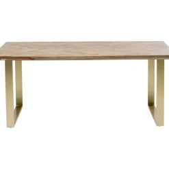 KARE Design Tische-Tisch Parquet Messing 180X90