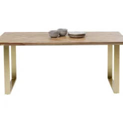 KARE Design Tische-Tisch Parquet Messing 180X90