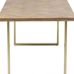KARE Design Tische-Tisch Parquet Messing 180X90