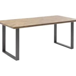 KARE Design Tische-Tisch Parquet Rohstahl 180X90Cm