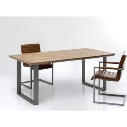 KARE Design Tische-Tisch Parquet Rohstahl 180X90Cm