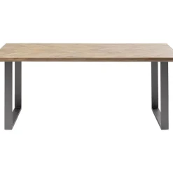 KARE Design Tische-Tisch Parquet Rohstahl 180X90Cm