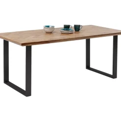 KARE Design Tische-Tisch Parquet Schwarz 180X90