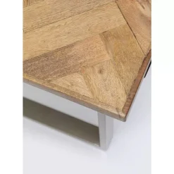 KARE Design Tische-Tisch Parquet Silber 180X90