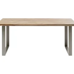 KARE Design Tische-Tisch Parquet Silber 180X90