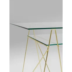 KARE Design Tische-Tisch Polar Messing Matt 8Mm Esg