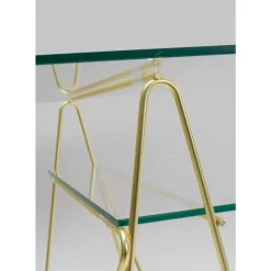 KARE Design Tische-Tisch Polar Messing Matt 8Mm Esg