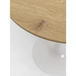 KARE Design Tische-Tisch Schickeria Eichenoptik Weis O80Cm