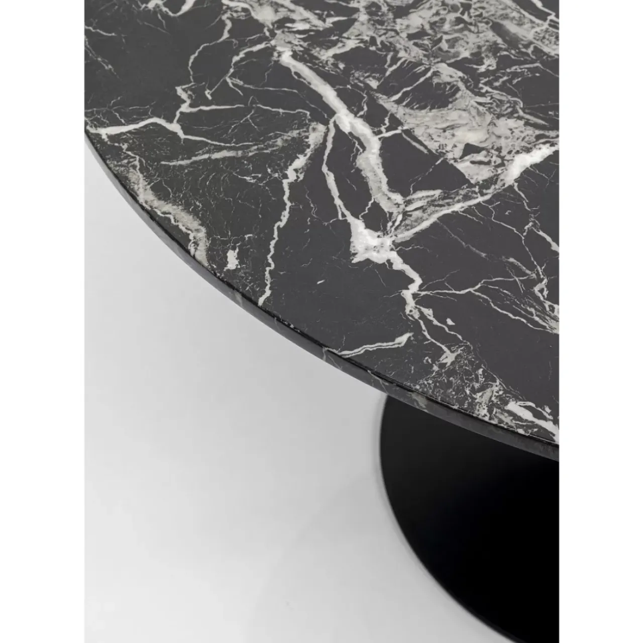 KARE Design Tische-Tisch Schickeria Marmor Schwarz O110Cm