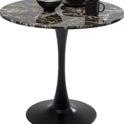 KARE Design Tische-Tisch Schickeria Marmor Schwarz O80Cm
