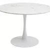 KARE Design Tische-Tisch Schickeria Marmor Weis O110Cm