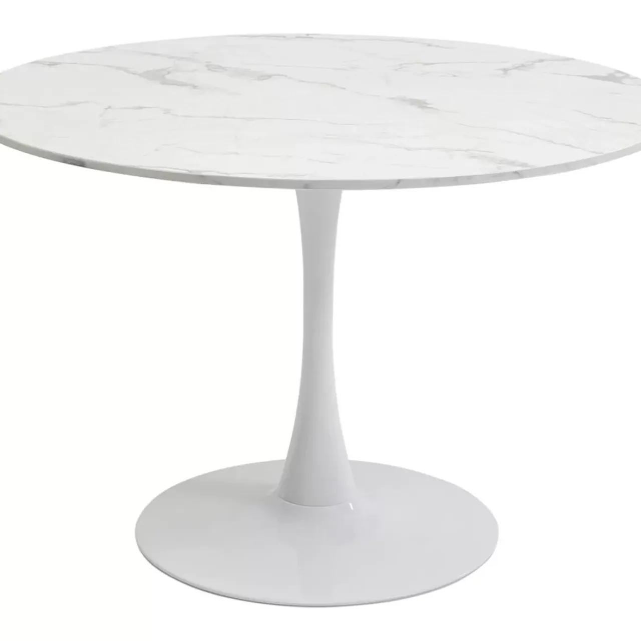 KARE Design Tische-Tisch Schickeria Marmor Weis O110Cm