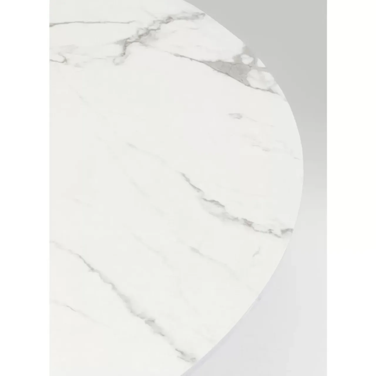 KARE Design Tische-Tisch Schickeria Marmor Weis O110Cm