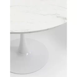 KARE Design Tische-Tisch Schickeria Marmor Weis O110Cm
