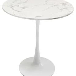KARE Design Tische-Tisch Schickeria Marmoroptik Weis O80Cm