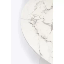 KARE Design Tische-Tisch Schickeria Marmoroptik Weis O80Cm