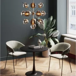 KARE Design Tische-Tisch Schickeria Schwarz O80