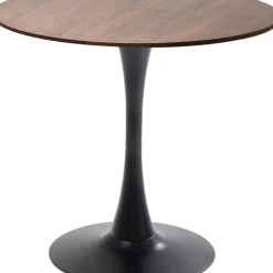 KARE Design Tische-Tisch Schickeria Walnuss Schwarz O80Cm