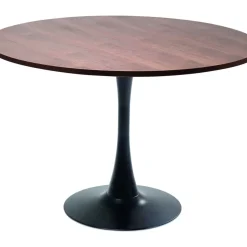 KARE Design Tische-Tisch Schickeria Walnuss Schwarz O110Cm