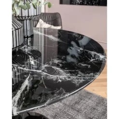 KARE Design Tische-Tisch Solo Marble Schwarz O110