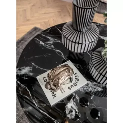 KARE Design Tische-Tisch Solo Marble Schwarz O110