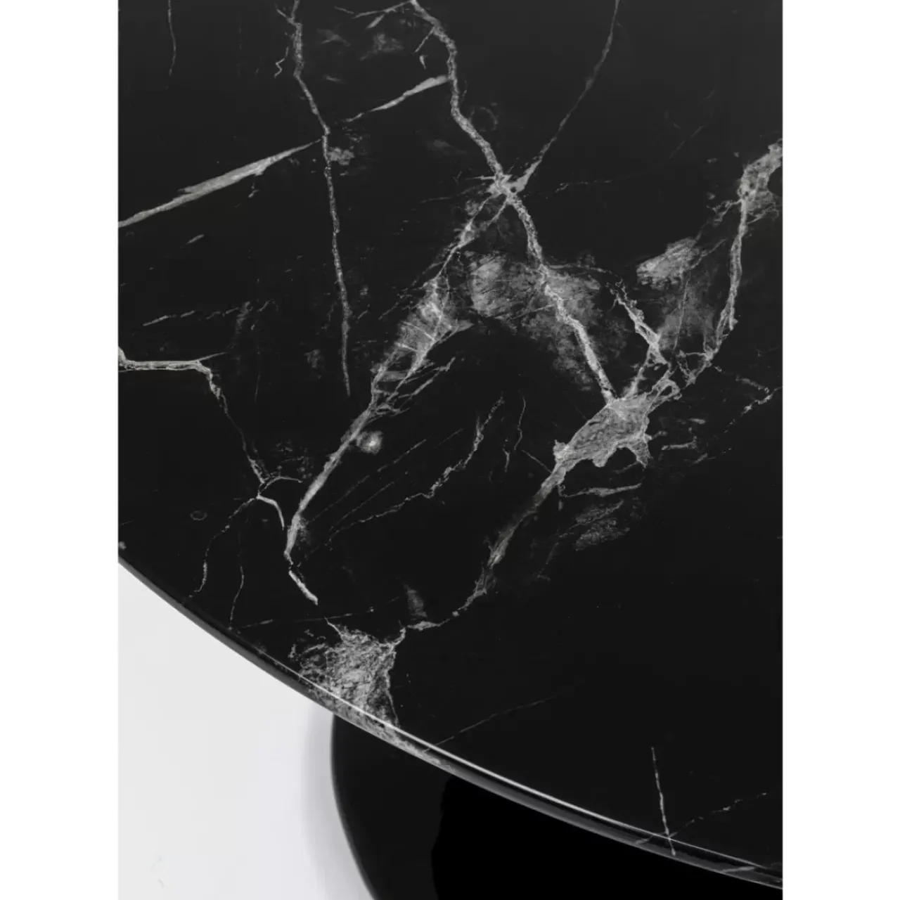 KARE Design Tische-Tisch Solo Marble Schwarz O110