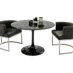 KARE Design Tische-Tisch Solo Marble Schwarz O110