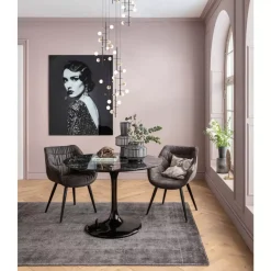 KARE Design Tische-Tisch Solo Marble Schwarz O110