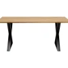 KARE Design Tische-Tisch Symphony Eiche Cross Schwarz 200X100Cm