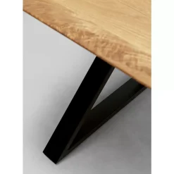 KARE Design Tische-Tisch Symphony Eiche Cross Schwarz 200X100Cm