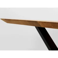 KARE Design Tische-Tisch Symphony Eiche Cross Schwarz 200X100Cm