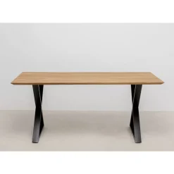 KARE Design Tische-Tisch Symphony Eiche Cross Schwarz 180X90Cm