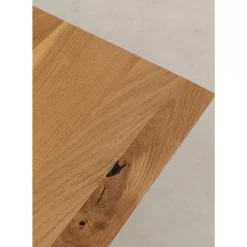 KARE Design Tische-Tisch Symphony Eiche Cross Schwarz 180X90Cm