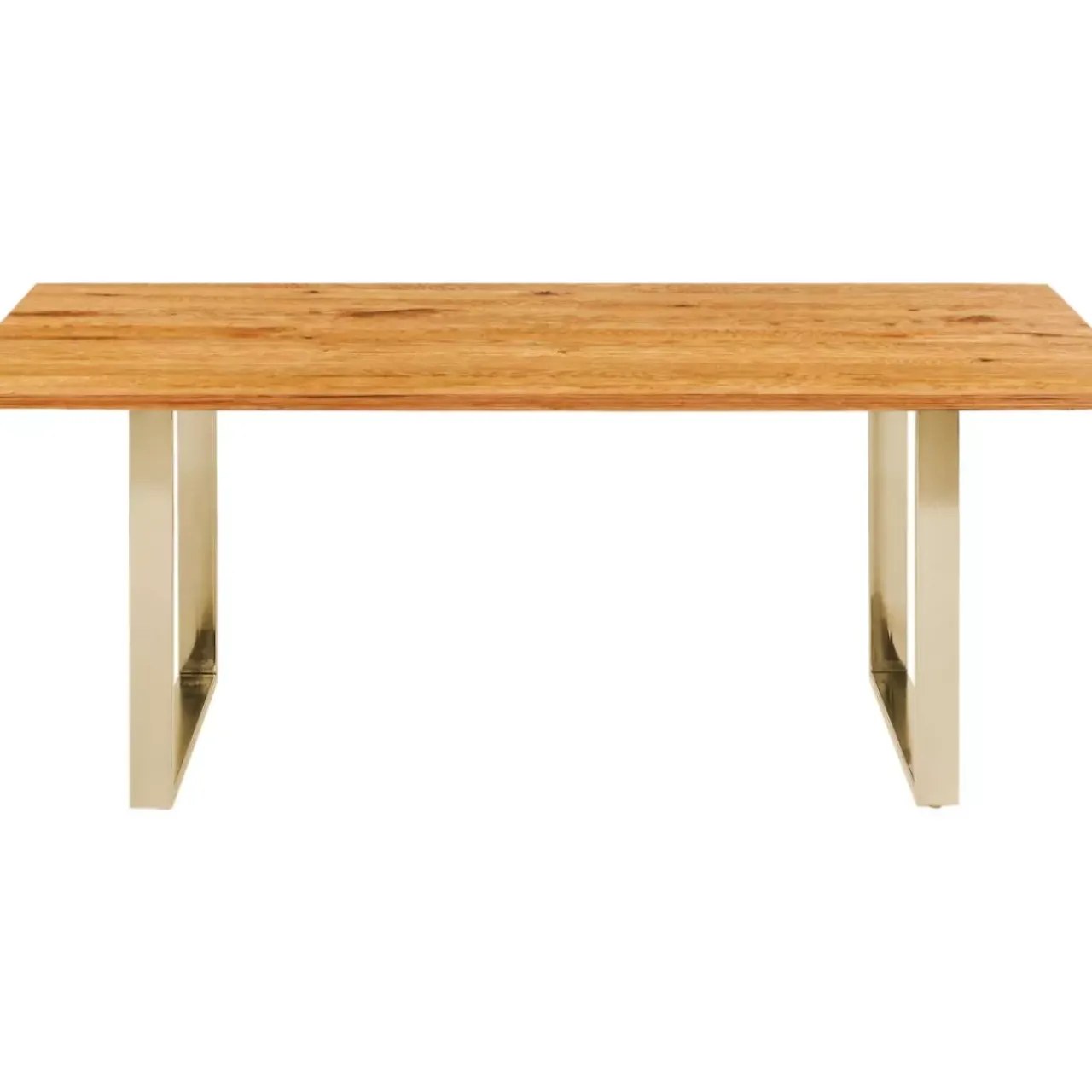 KARE Design Tische-Tisch Symphony Eiche Messing 180X90