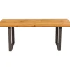 KARE Design Tische-Tisch Symphony Eiche Rohstahl 180X90
