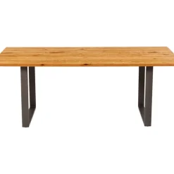 KARE Design Tische-Tisch Symphony Eiche Rohstahl 160X80