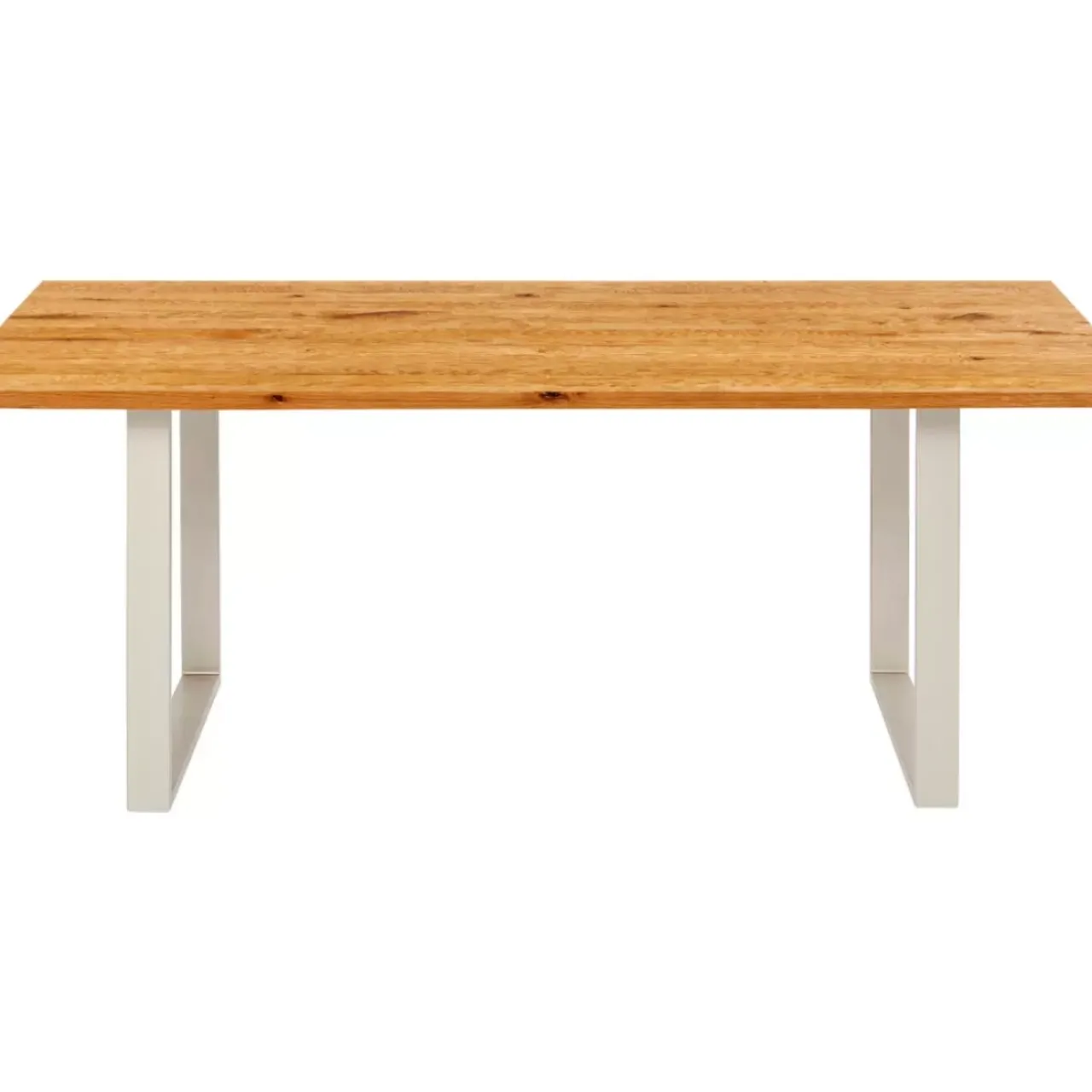 KARE Design Tische-Tisch Symphony Eiche Silber 160X80