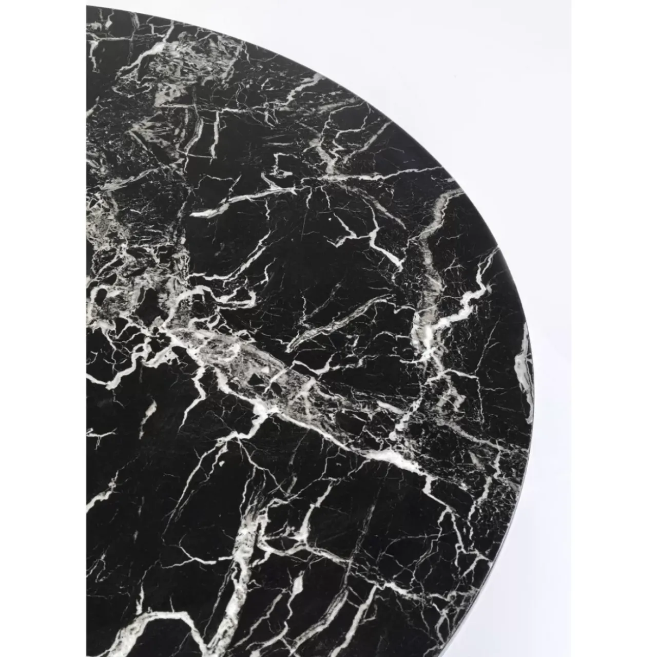 KARE Design Tische-Tisch Veneto Marmor Schwarz O110Cm