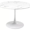 KARE Design Tische-Tisch Veneto Marmor Weis O110Cm